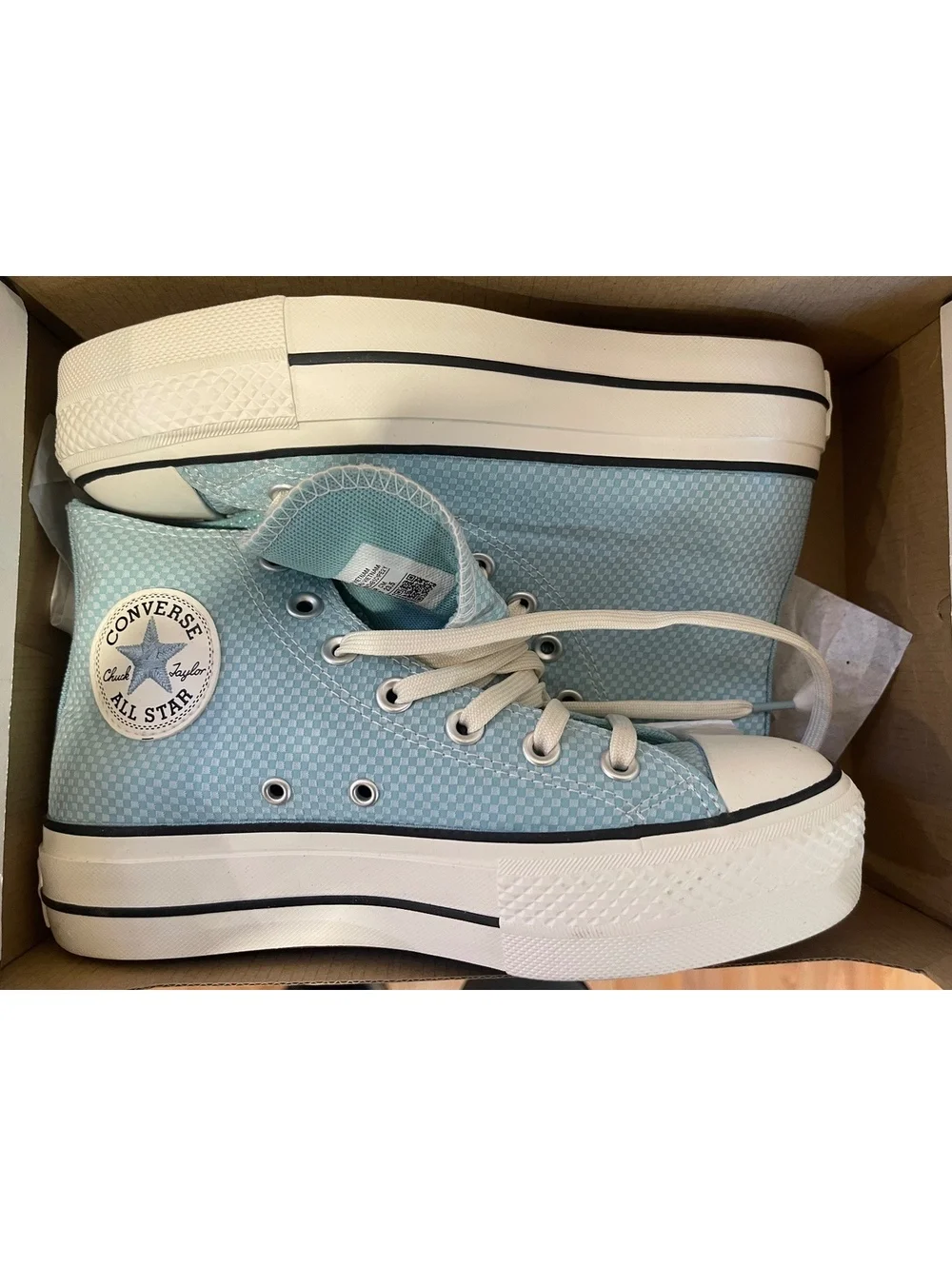 Converse Chuck Taylor All Star High Top Sneakers in Light Te